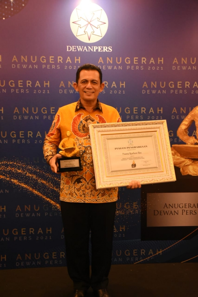 Gubernur Kepri Ansar Ahmad  Menjadi Sorotan di Malam ADP 2021