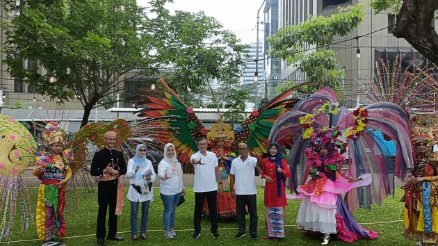 Atraksi Seni Kreatif di Ruang Publik Salah Satu Wujud Kolaborasi Suku Dinas Pariwisata dan Ekonomi Kreatif Jakarta Pusat kepada Komunitas-Komunitas Ekraf